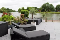 Gardenlux Keramische Tegels Cera3Line Lux & Dutch Downtown Grey 90x90x3 cm