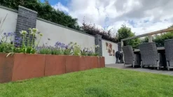 Gardenlux L-Element Corten/Bruin 50x30x50 cm