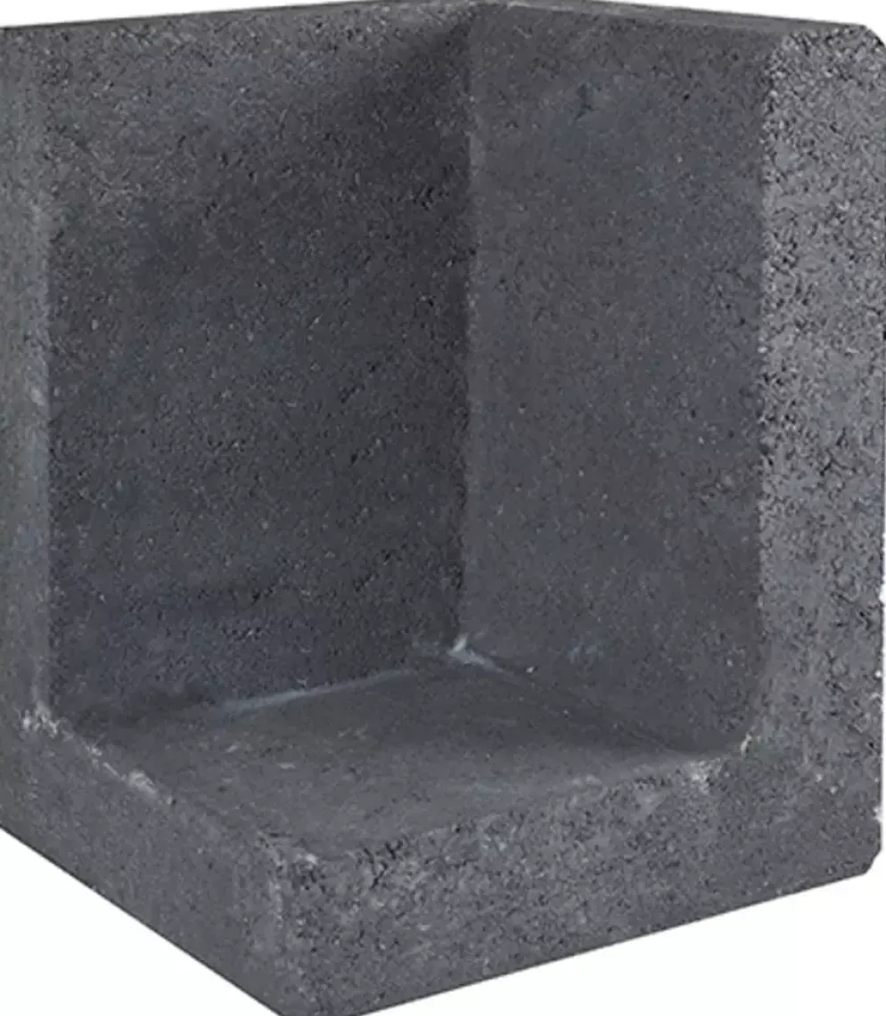 Gardenlux L-Element Hoek Zwart 30x30x40 cm