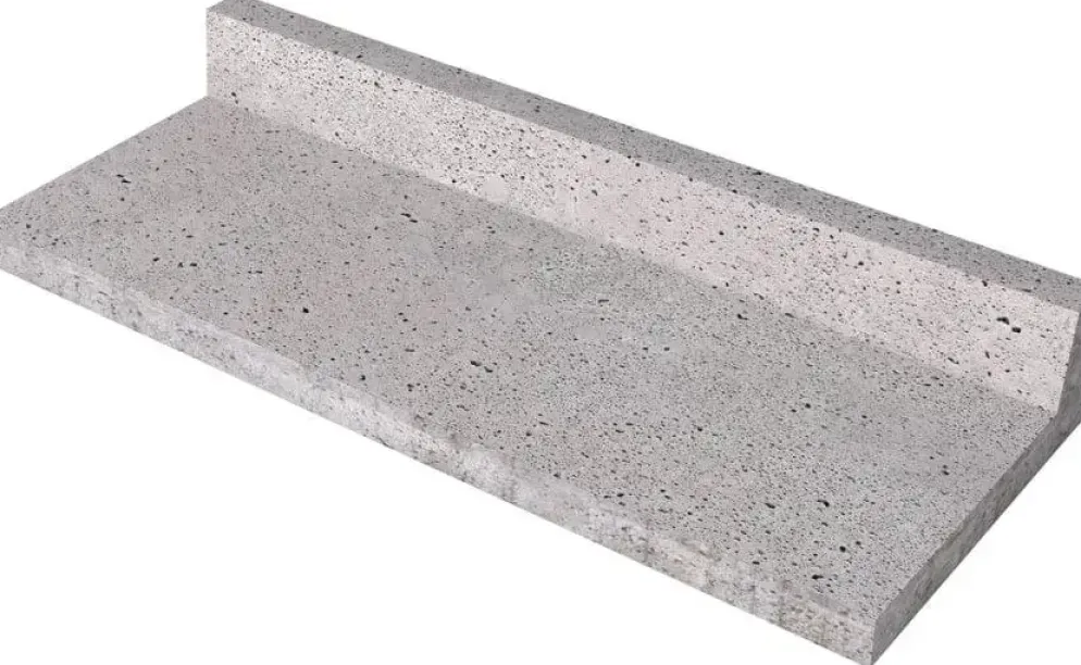 Gardenlux Oud Hollandse L-element (gewapend) Grijs 100x40x15 cm