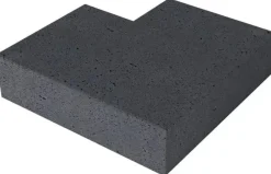 Gardenlux Oud Hollandse Massief hoek buiten Antraciet 60/60x40x20