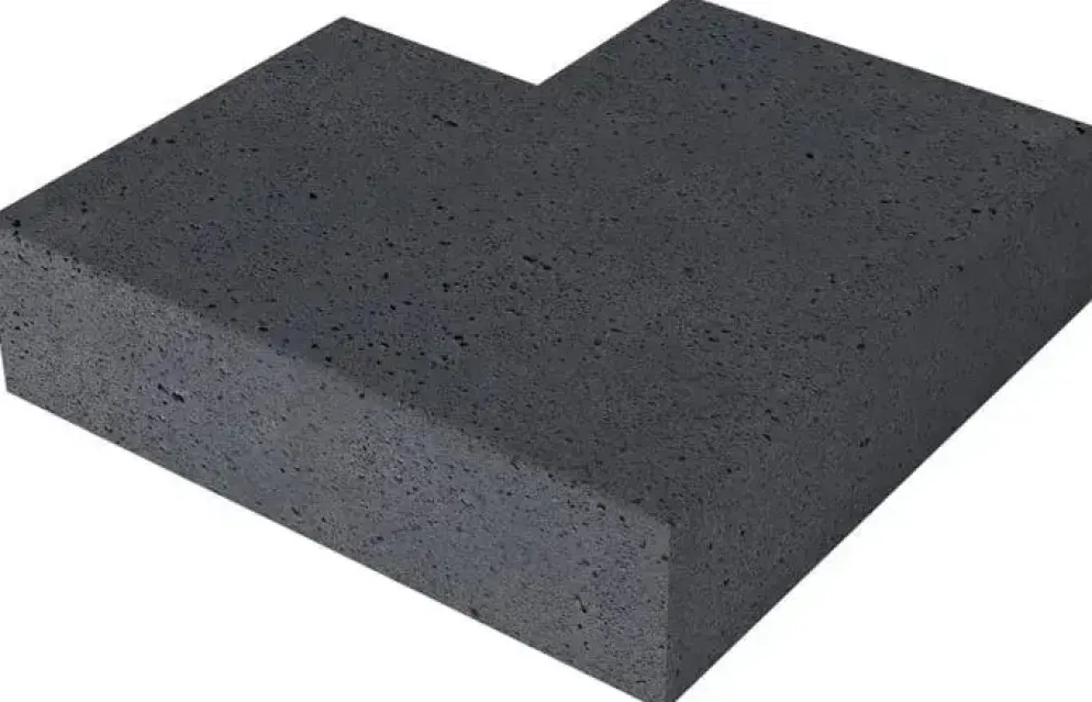 Gardenlux Oud Hollandse Massief hoek buiten Antraciet 60/60x40x20