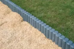 Gardenlux Palissadepalen Met Inkeping Zwart Ø 8x35 cm