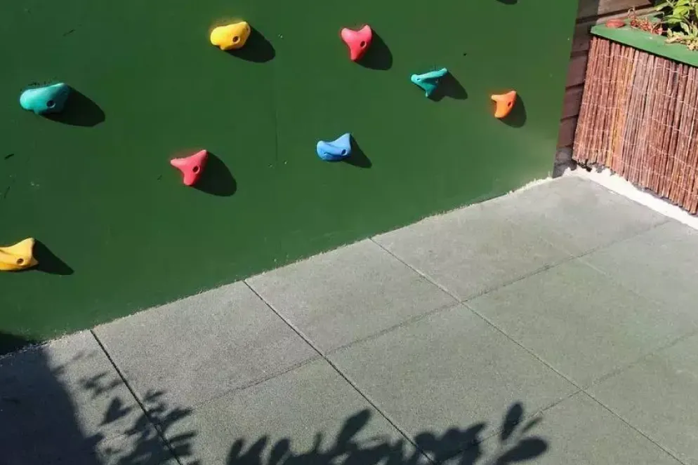 Gardenlux Rubber Speelplaatstegels Rubbertegel 50x50x2,5 cm