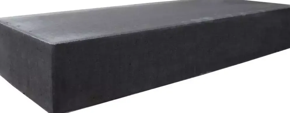 Gardenlux Traptrede Massief Zwart 100x40x18 cm