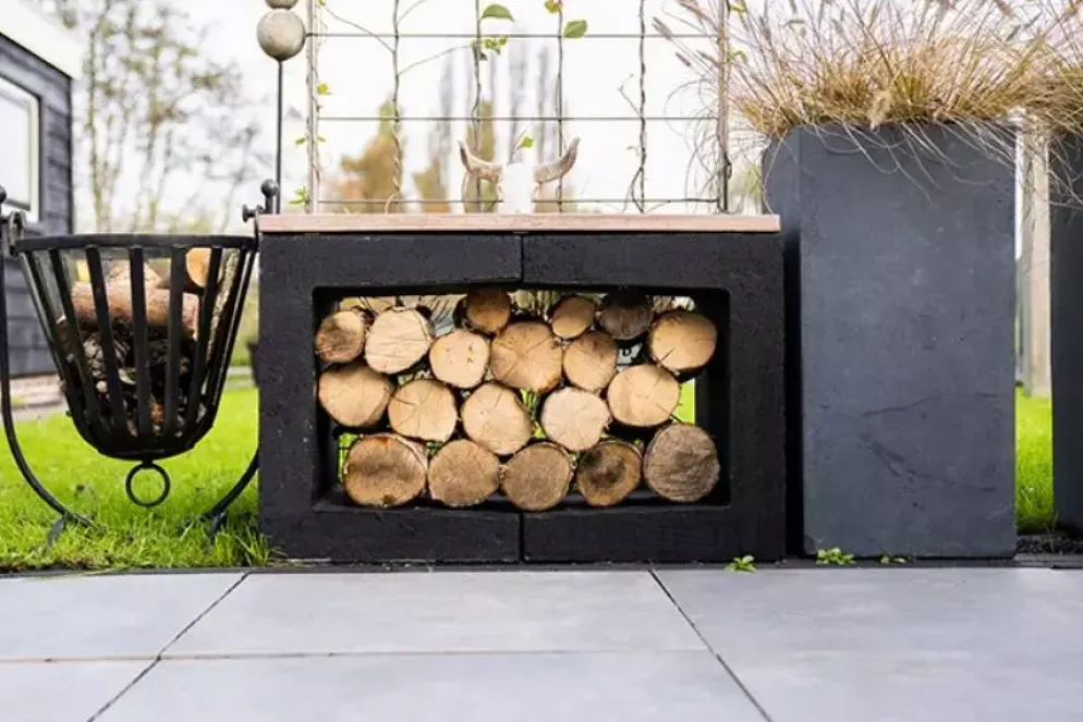 Gardenlux U-Element Zwart 15x20x30 cm