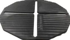 Gardenlux Vulrubber 2,5mm Zwart 100x100x2,5mm