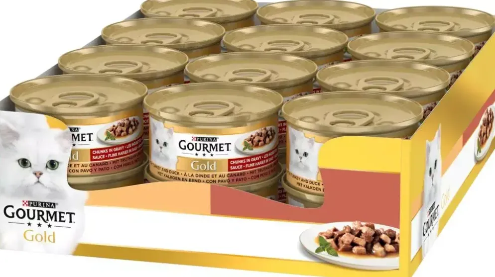 Gourmet Gold Fijne Hapjes Kalkoen & Eend 85 g