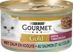 Gourmet Gold hartig torentje met zalm 85g