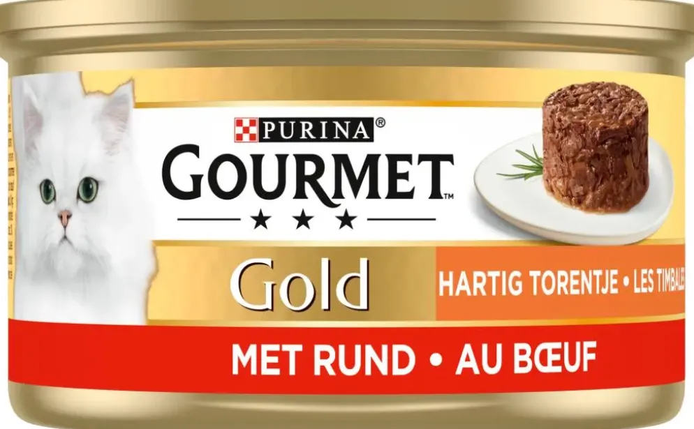 Gourmet Gold hartig torentje met rund 85g