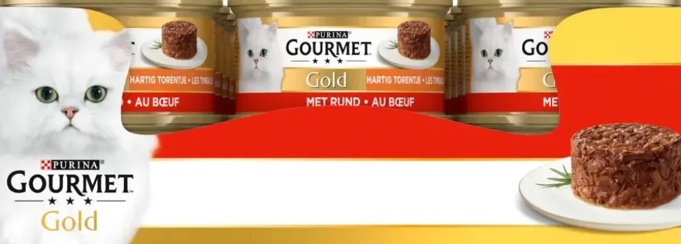 Gourmet Gold hartig torentje met rund 85g