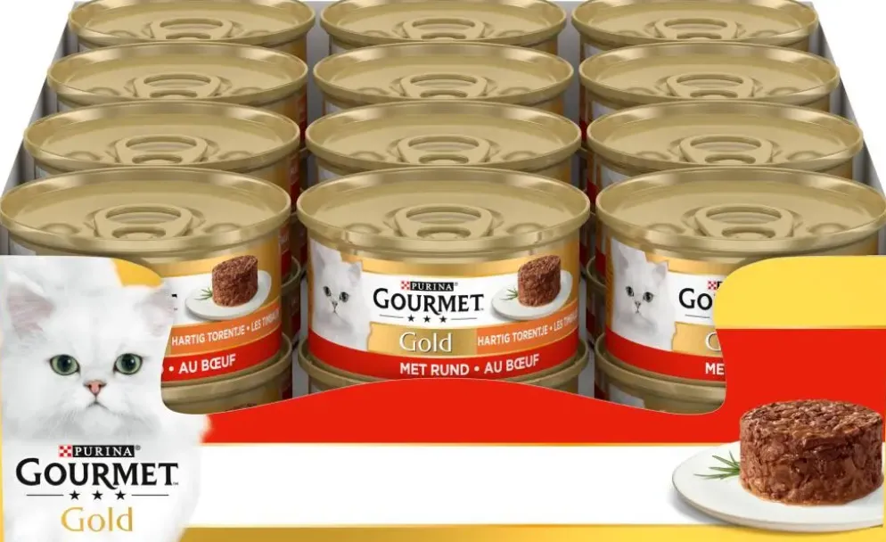 Gourmet Gold hartig torentje met rund 85g