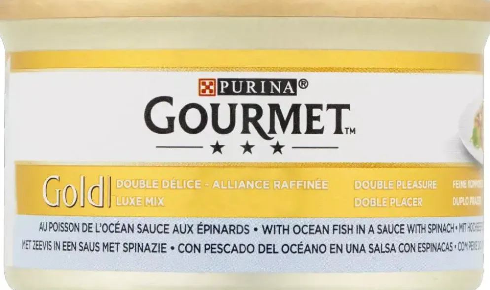 Gourmet Gold Luxe Mix Zeevis / Spinazie 85 g