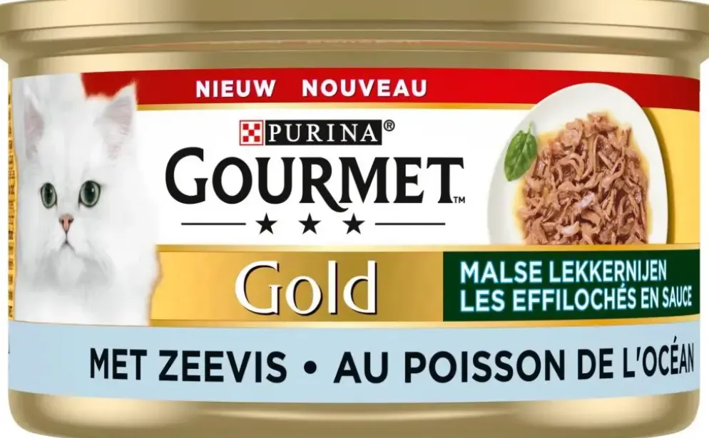 Gourmet Gold malse lekkernijen zeevis 85g