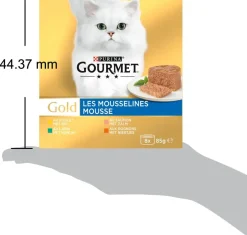 Gourmet Gold mousse multipack kip, zalm & konijn 8 x 85g