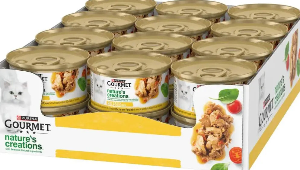 Gourmet Nature’s Creations Kip, Spinazie & Tomaten – 85 g