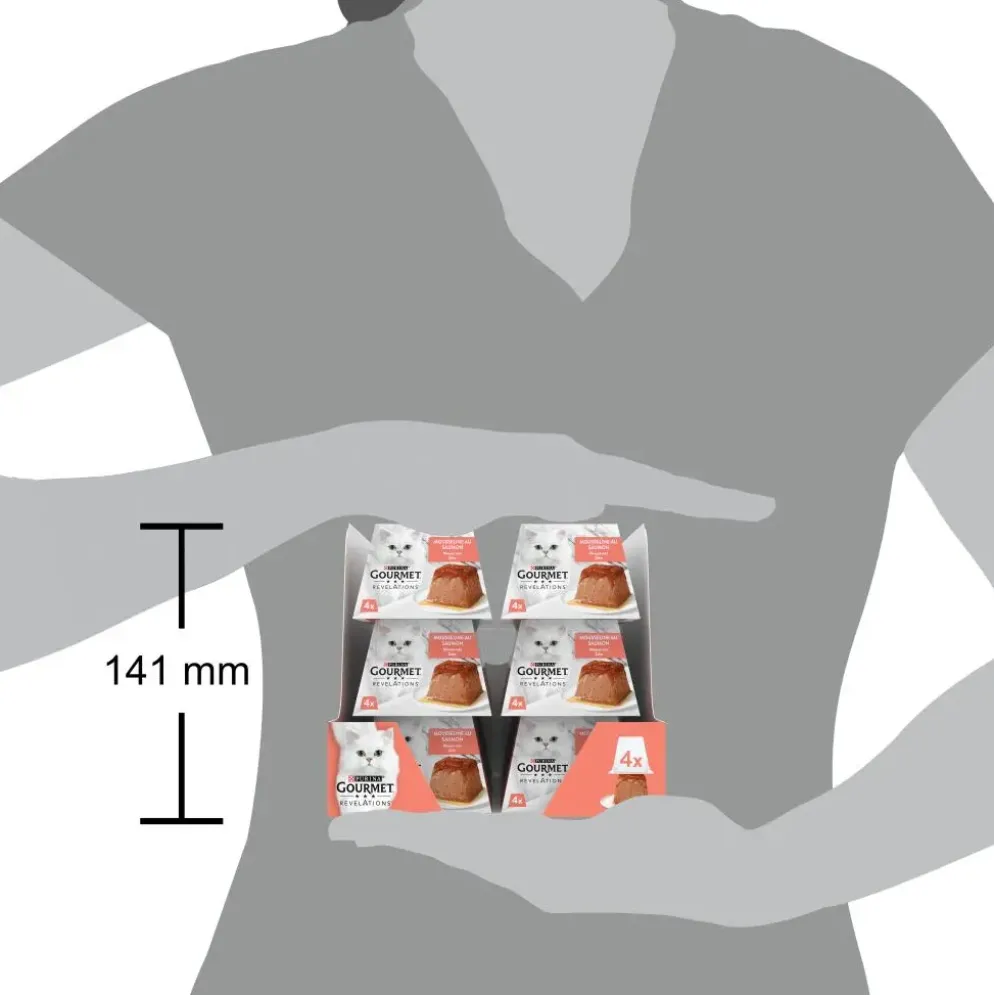 Gourmet Revelations mousse zalm 4st, 57g