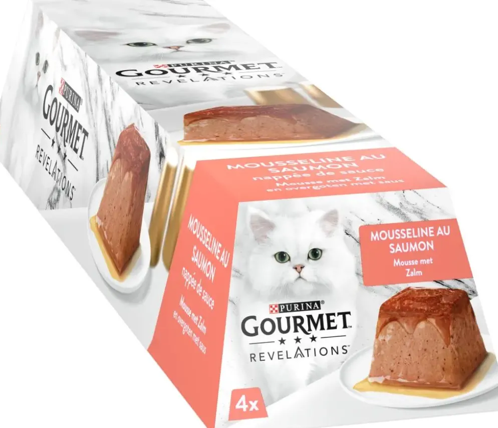 Gourmet Revelations mousse zalm 4st, 57g
