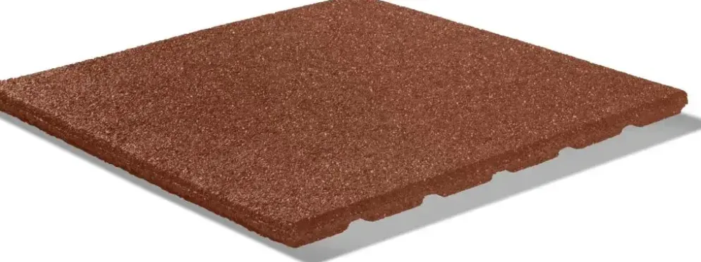 Granuflex Rubbertegel rood 50x50x2,5cm