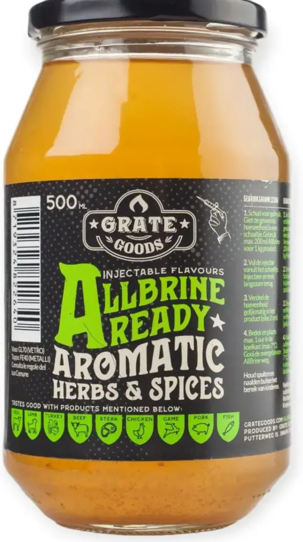 Grate Goods Allbrine ready aromatic herbs & spices