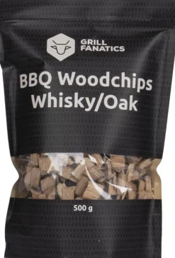 Grill Fanatics barbecue rooksnippers whiskey/eiken 500 gram