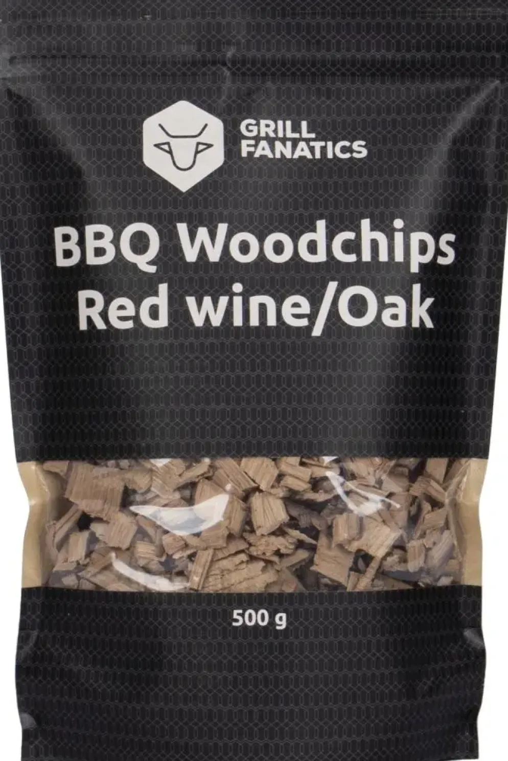 Grill Fanatics barbecue rooksnippers rode wijn/eiken 500 gram