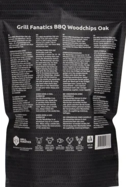 Grill Fanatics barbecue rooksnippers eiken 500 gram