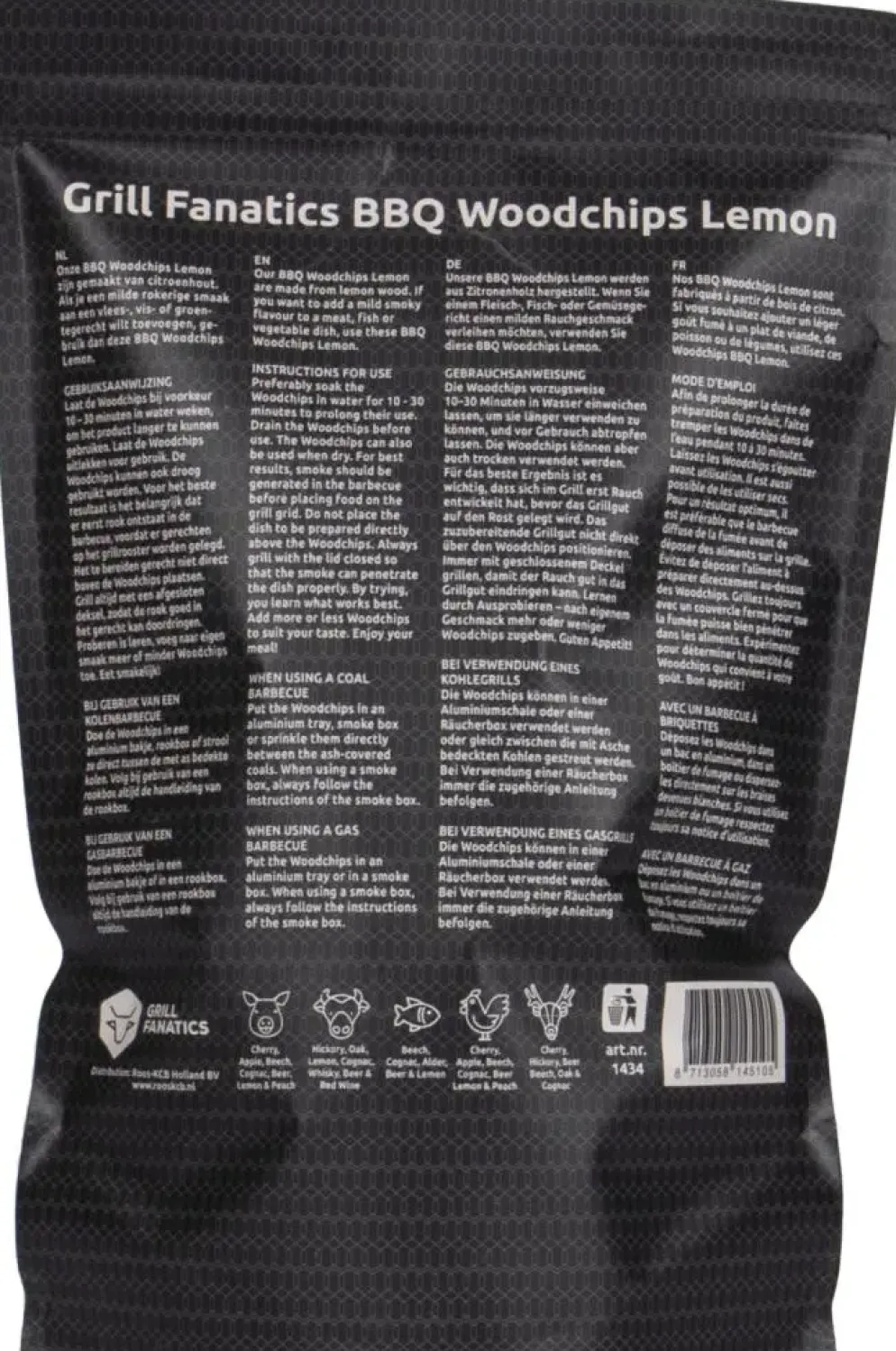Grill Fanatics lemon snippers 500 gram