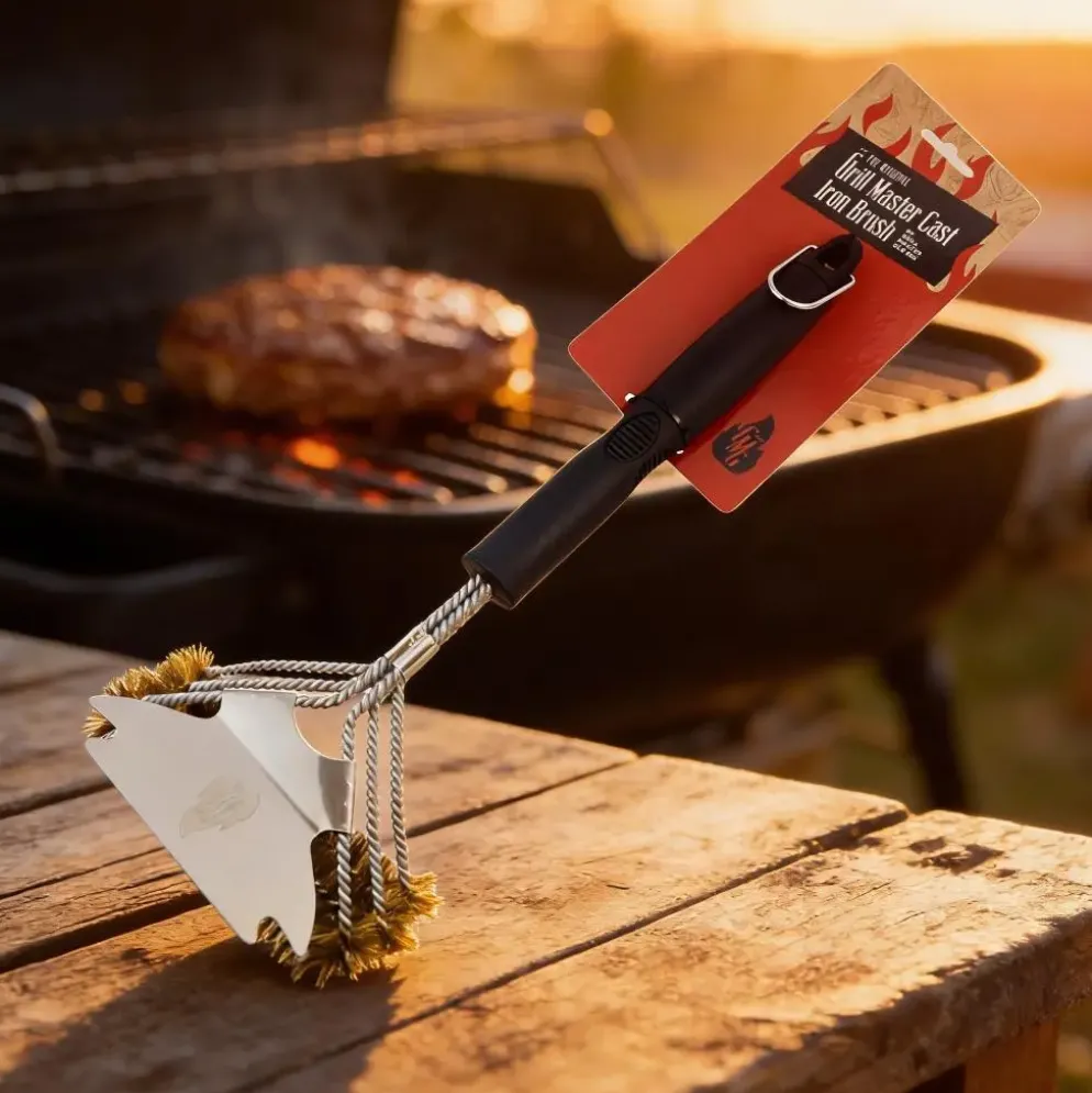 Grill master cast iron brush