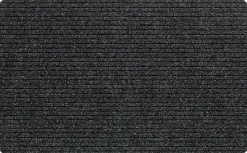 Hamat deurmat Fortuna ribmat 50x80 cm antraciet