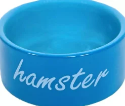 Hamster eetbak steen blauw, Ø 8 cm