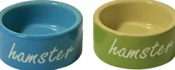 Hamster eetbak steen blauw, Ø 8 cm