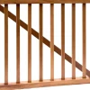 Hardhouten spijlenhek/-poort 100 x 80 cm