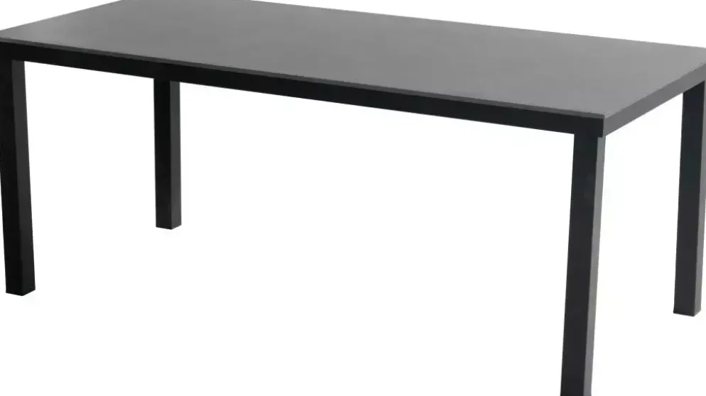 Hartman dining tuintafel comino floating top 180x90x75cm carbon black