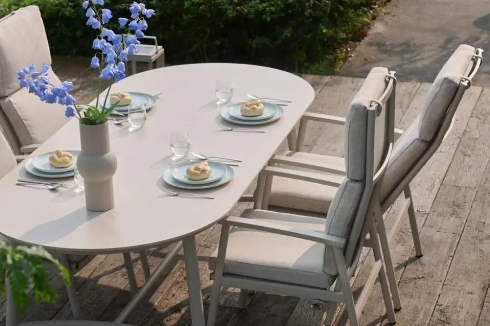 Hartman dining tuintafel flora 220x100x75cm sand