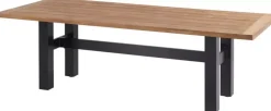 Hartman dining tuintafel sophie yasmani natural 240x100x76cm carbon black