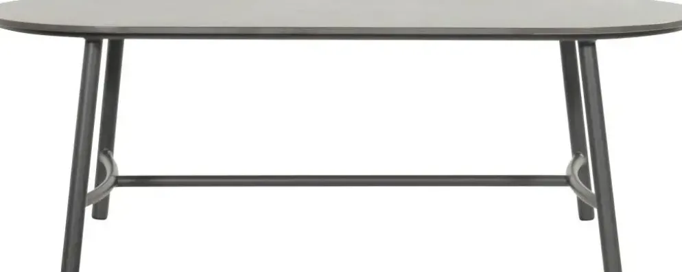 Hartman lounge tuintafel flora ceramic 130x60x42cm charcoal