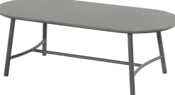 Hartman lounge tuintafel flora ceramic 130x60x42cm charcoal