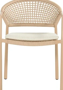 Hartman stapelbare dining tuinstoel taragona cappuccino