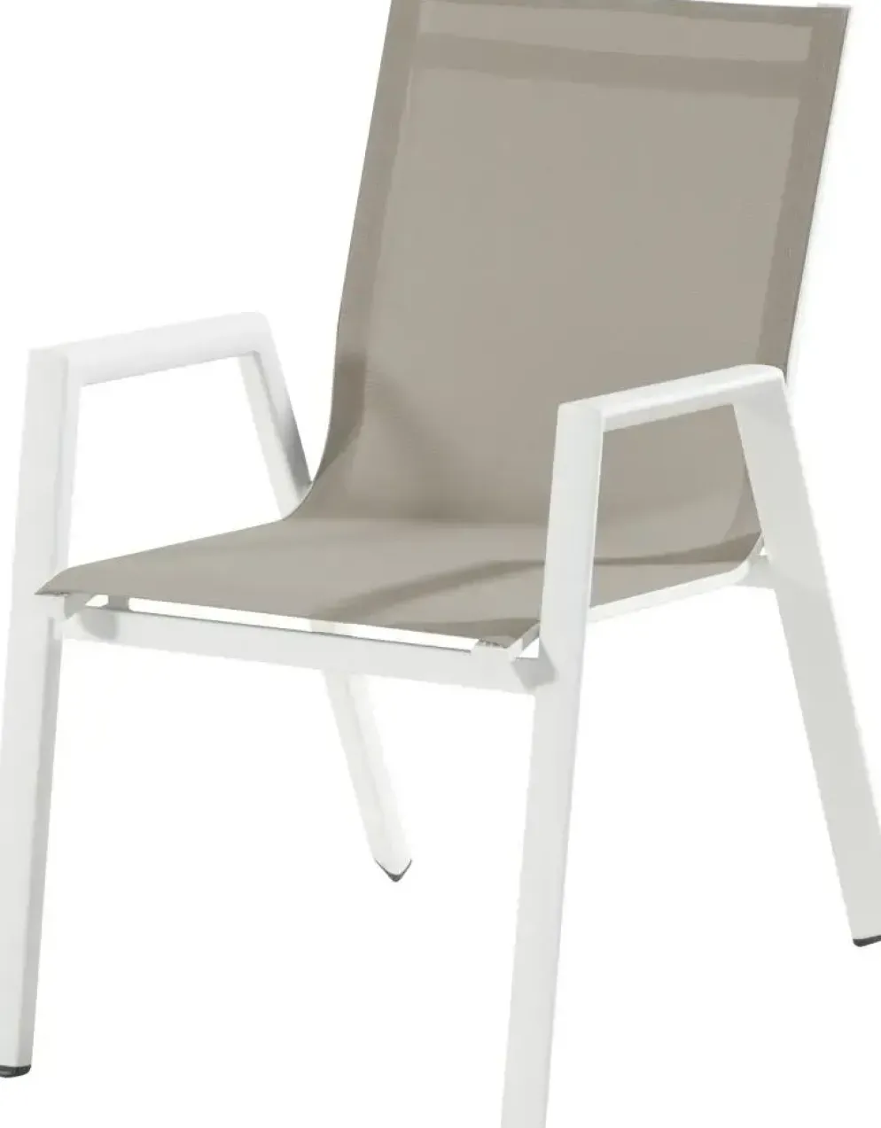Hartman stapelbare dining tuinstoel aruba royal white