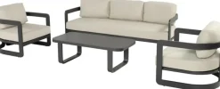 Hartman stoel-bank loungeset milano charcoal
