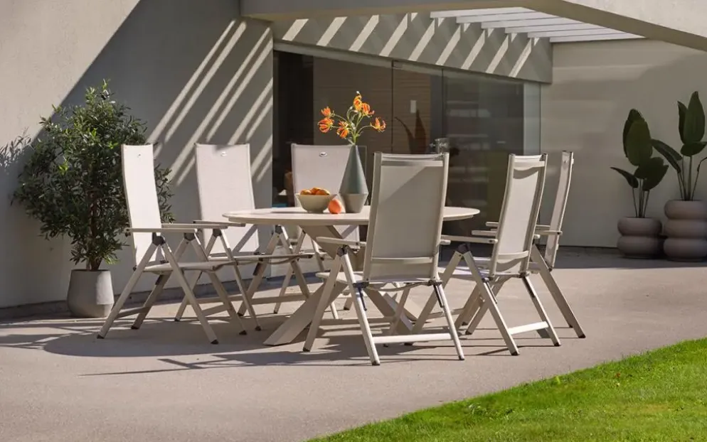 Hartman verstelbare dining tuinstoel aruba sand