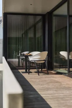 Hartman verstelbare dining tuinstoel tubb royal white