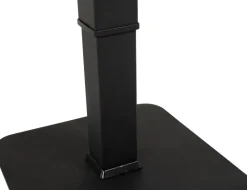 Hartman verstelbare dining tuintafel tubb ceramic 70x70x75cm black