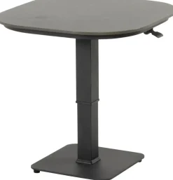 Hartman verstelbare dining tuintafel tubb ceramic 70x70x75cm black