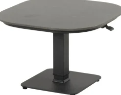 Hartman verstelbare dining tuintafel tubb ceramic 70x70x75cm black