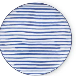 Heinen Delfts Blauw gebaksbordje keramiek tulp 15x2cm delfts blauw