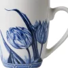 Heinen Delfts Blauw mok keramiek tulp 8.5x9.5cm delfts blauw
