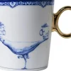 Heinen Delfts Blauw mok keramiek redmer hoekstra sterrenbeeld weegschaal 8.5x9.5cm delfts blauw
