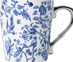 Heinen Delfts Blauw mok keramiek bonte familie 8.5x9.5cm delfts blauw